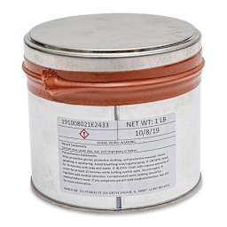 Hanco Litho Ink - 1 lb, Burnt Sienna - back