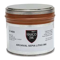 Hanco Litho Ink - 1 lb, Sepia - front