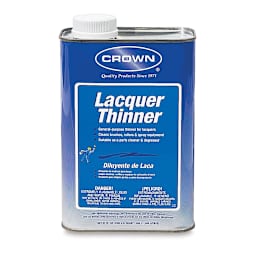 Crown Lacquer Thinner - Front view of Can
