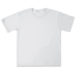 First Quality 50/50 T-Shirts, Youth Sizes - White Small (6-8)
