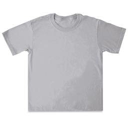 First Quality 50/50 T-Shirts, Youth Sizes - Gray X-Small (2-4)