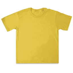 First Quality 50/50 T-Shirts, Youth Sizes - Yellow Medium (10-12)