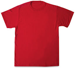First Quality 50/50 Adult T-Shirts - Front view of Red Shirt
