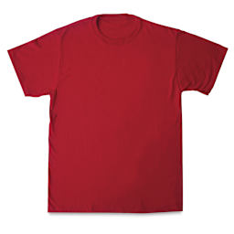 First Quality 50/50 T-Shirts, Adult Sizes - Red Medium