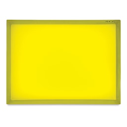 Speedball Screen Printing Frame - 230 Mesh, Yellow, 23" x 31"