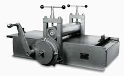 Conrad E18 Etching Press - Right angled view of Etching Press