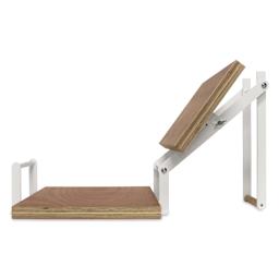 Woodzilla Hand Lino Press - White, 11-3/4" x 16-1/2", Wide Base, press open