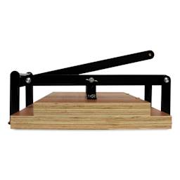 Woodzilla Hand Lino Press - Matte Black, 11-3/4" x 16-1/2", Wide Base