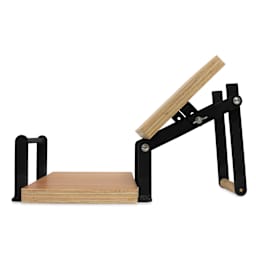 Woodzilla Hand Lino Press - Matte Black, 5-7/8" x 8-1/4", press open