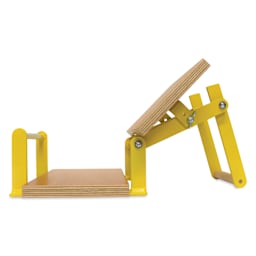 Woodzilla Hand Lino Press - Yellow, 5-7/8" x 8-1/4", press open