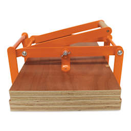 Woodzilla Hand Lino Press - Mandarin Orange, 19" x 12-1/2"