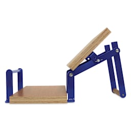 Woodzilla Hand Lino Press - Blue, 8-1/4" x 11-3/4", press open