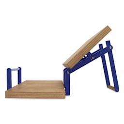 Woodzilla Hand Lino Press - Blue, 11-3/4" x 16-1/2", press open