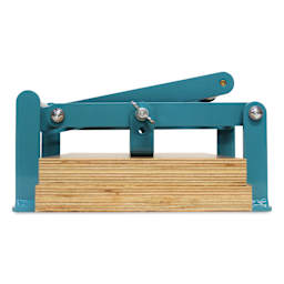 Woodzilla Hand Lino Press - Turquoise, 8-1/4" x 11-3/4"