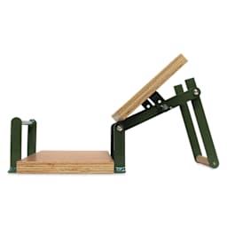 Woodzilla Hand Lino Press - Dark Green, 8-1/4" x 11-3/4", press open