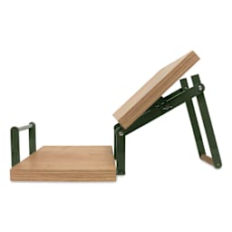 Woodzilla Hand Lino Press - Dark Green, 11-3/4" x 16-1/2", press open