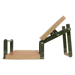 Woodzilla Hand Lino Press - Dark Green, 5-7/8" x 8-1/4", press open