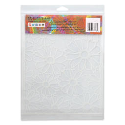 Gelli Arts Stencil - Flower, 8-1/2" x 10-1/2"