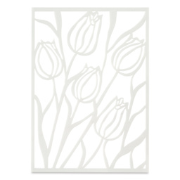 Gelli Arts Stencil - Tulip, 5" x 7"