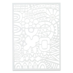 Gelli Arts Stencil - Wonderland, 5" x 7"