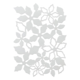 Gelli Arts Stencil - Poinsettia, 5" x 7" - out of packaging