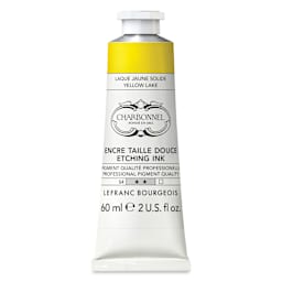 Charbonnel Etching Ink - Permanent Yellow Lake, 60 ml