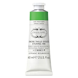 Charbonnel Etching Ink - Spring Green, 60 ml
