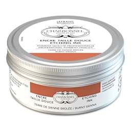 Charbonnel Etching Ink - Burnt Sienna, 200 ml