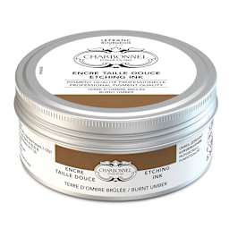 Charbonnel Etching Ink - Burnt Umber, 200 ml