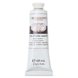 Charbonnel Etching Ink - Raw Umber, 60 ml