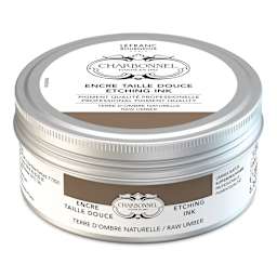 Charbonnel Etching Ink - Raw Umber, 200 ml