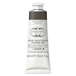 Charbonnel Etching Ink - Raw Sepia, 60 ml