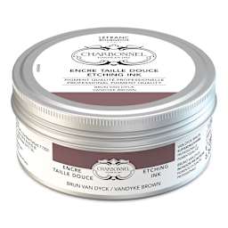 Charbonnel Etching Ink - Van Dyck Brown, 200 ml