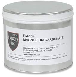 Hanco Ink Modifiers - Front of can of Magnesium Carbonate