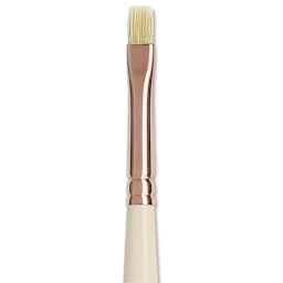 Blick x Raphaël L'Impressionniste Synthetic Bristle Brush - Bright, Size 2, Long Handle close up