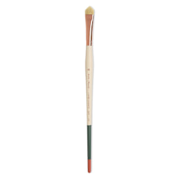 Blick x Raphaël L'Impressionniste Synthetic Bristle Brush - Double Edged, Size 16, Long Handle