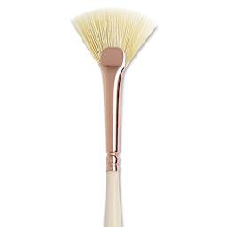 Blick x Raphaël L'Impressionniste Synthetic Bristle Brush - Fan, Size 2, Long Handle