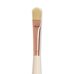 Blick x Raphaël L'Impressionniste Synthetic Bristle Brush - D-Brush, Size 12, Long Handle close up