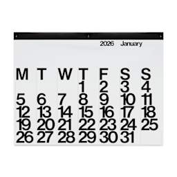 Stendig 2026 Wall Calendar, January 2026