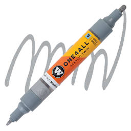 Molotow One4All Acrylic Twin Marker - Cool Grey Pastel marker and swatch