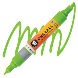 Molotow One4All Acrylic Twin Marker - Grasshopper marker and swatch