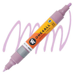 Molotow One4All Acrylic Twin Marker - Lilac Pastel marker and swatch