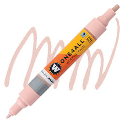 Molotow One4All Acrylic Twin Marker - Skin Pastel marker and swatch