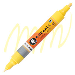 Molotow One4All Acrylic Twin Marker - Vanilla Pastel marker and swatch