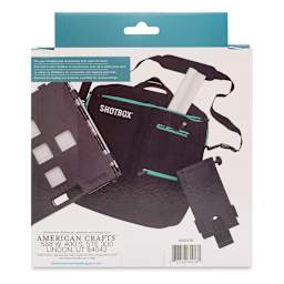 We R Memory Keepers ShotBox Premium Storage Bag (Back of packaging)