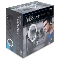 Smith-Victor Studio Podcast System (In packaging, Angled view)