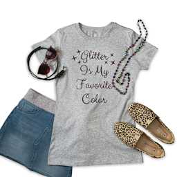 Speedball Screen Printing Glitter Additive (Sample screen printed shirt)