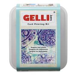 Gelli Arts Printing Kit - Front of package of Card Printing Kit