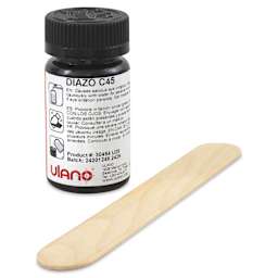 Ulano Proclaim Emulsion - 28 oz, close up of diazo and stir stick