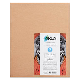 Akua Printmaking Plates - 22-1/2" x 30-1/2", Pkg of 3, label shown
